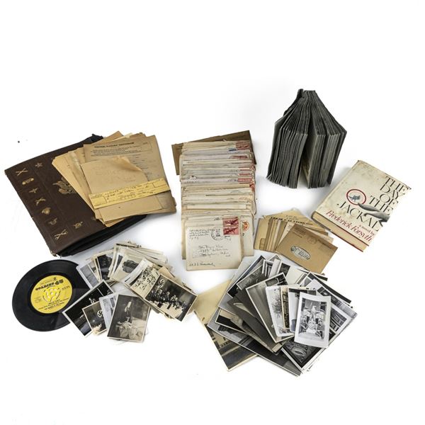 WWII US Letters Photo Album-German Photo Lot