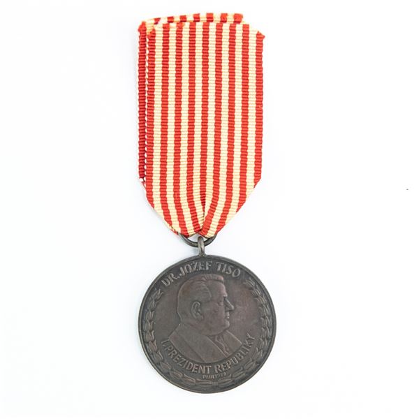 WWII Slovak Republic Personal Bravery Medal 3rd Cl