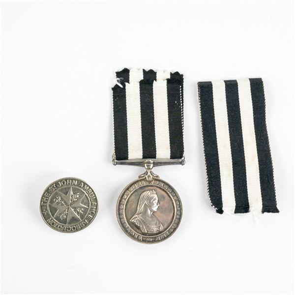 WWII British St John's Ambulance Medal-Named #'d