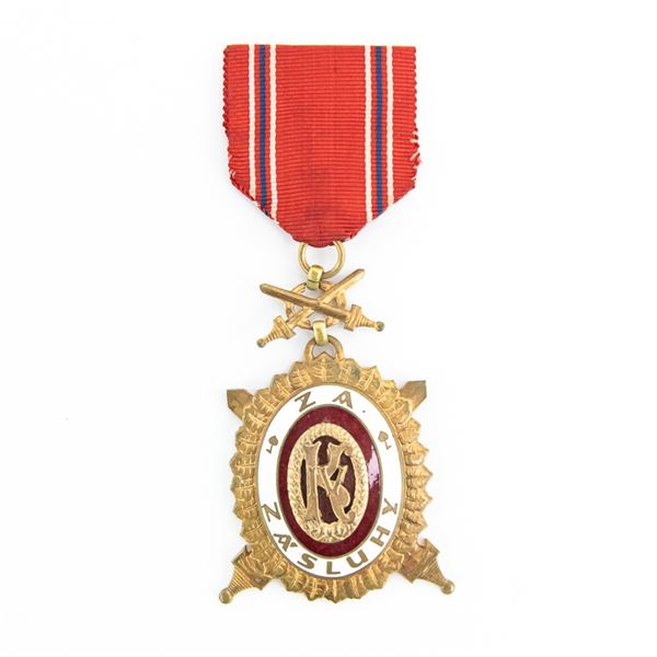WWII Czechoslovakia Order of Charles IV 1st Medal