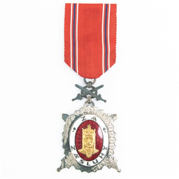 WWII Czechoslovakia Order of Charles IV 2nd Medal