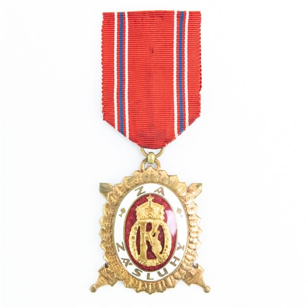 WWII Czechoslovakia Order of Charles IV 1st Medal