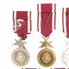 Image 6 : WWII Czech National Guard Merit Defense Medal Set