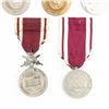 Image 8 : WWII Czech National Guard Merit Defense Medal Set