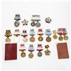 Image 12 : WWII Soviet Russian Medal Badge Lot-Red Banner