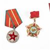 Image 9 : WWII Soviet Russian Medal Badge Lot-Red Banner