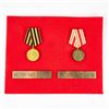 Image 7 : WWII Soviet Russian Medal Display & Plaque Lot