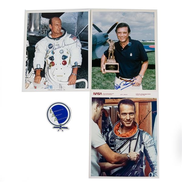 Apollo Scott Carpenter, Pete Conrad Autograph Lot