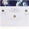 Image 2 : Apollo Program Astronaut Signed Print
