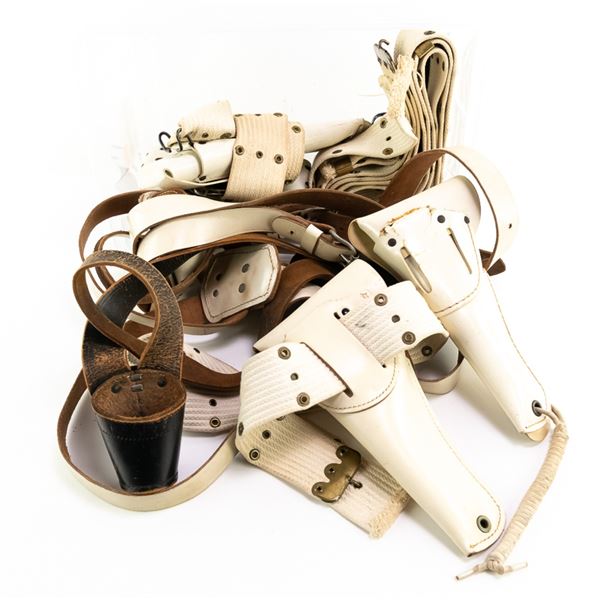 US White Parade 45 Holster & Pistol Belt Lot