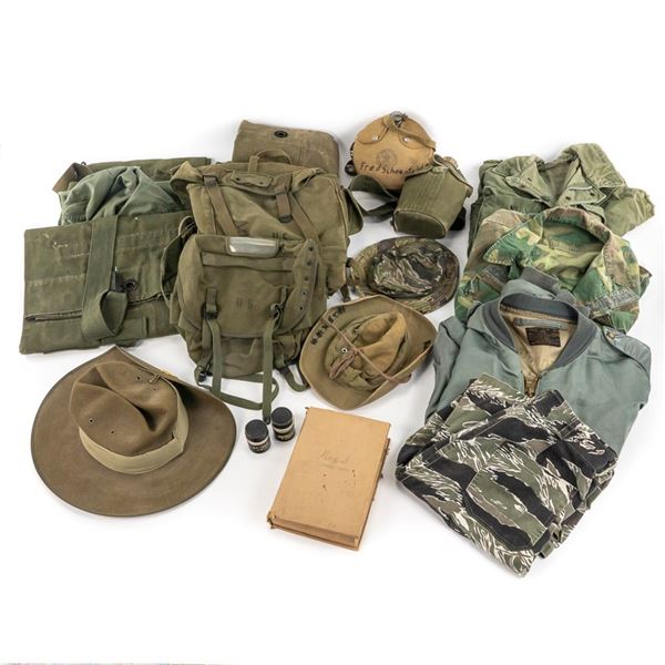 Vietnam USAF Group-Tiger Stripe Pants-Boonie Hat