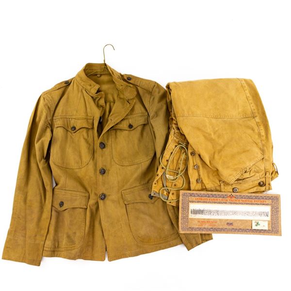 WWI US M1912 Summer Tunic-107th Trench Mortar Pic