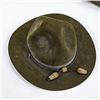 Image 6 : WWI WWII US M1 Helmet French Hat Uniform Lot