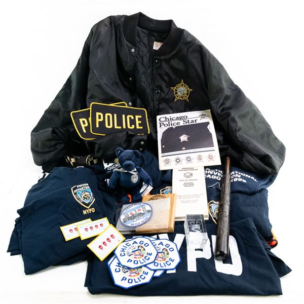 Old Chicago Police Patch,Shirt,Traffic Ticket Lot