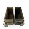 Image 3 : WWII Era US 20mm Cartridge Ammo Box Can Lot