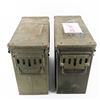 Image 5 : WWII Era US 20mm Cartridge Ammo Box Can Lot