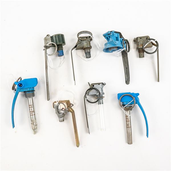 US Belgium French Norway Unknown Grenade Fuze Lot