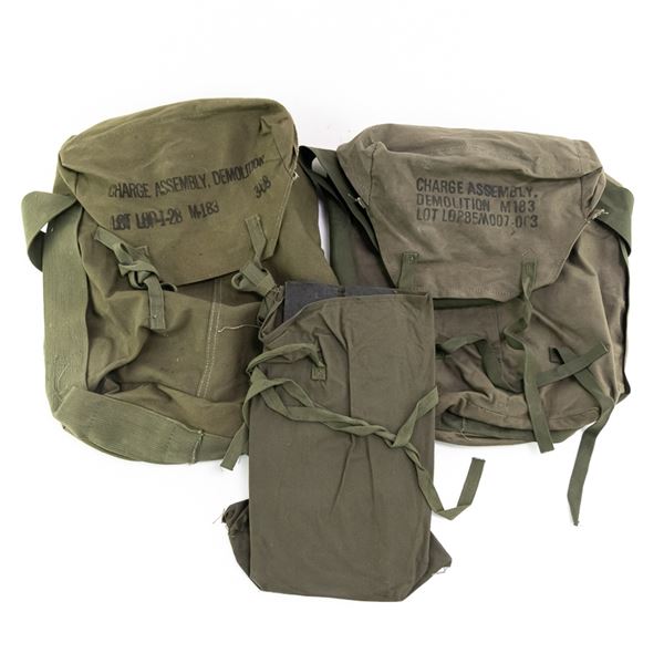 Vietnam Era US M85 Demolition Bag Lot-1968 SEALS