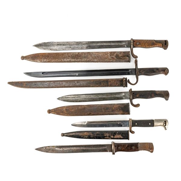 WWI WWII German Japanese Bayonet Lot (5)