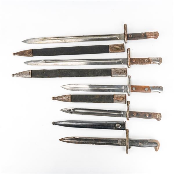 WWII US M1 Spanish Chilean M1895 Bayonet Lot