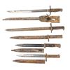 Image 1 : WWI WWII US German Japanese Bayonet Lot-Rust