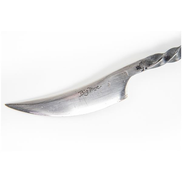 Jerry Van Eizenga Twist Steel Handle Knife-Big Moe