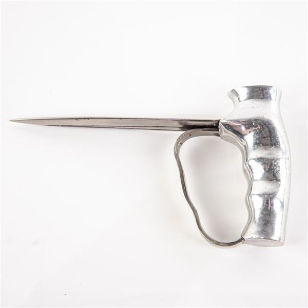 WWI British Officer Robbins Dudley Push Knife