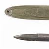 Image 2 : WWII US M3 Fighting Knife- Blade Marked Utica