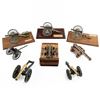 Image 1 : 7x  Miniature Bronze and Cast Cannons