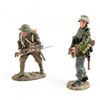 Image 15 : Collection of (8) King & Country Toy Soldiers