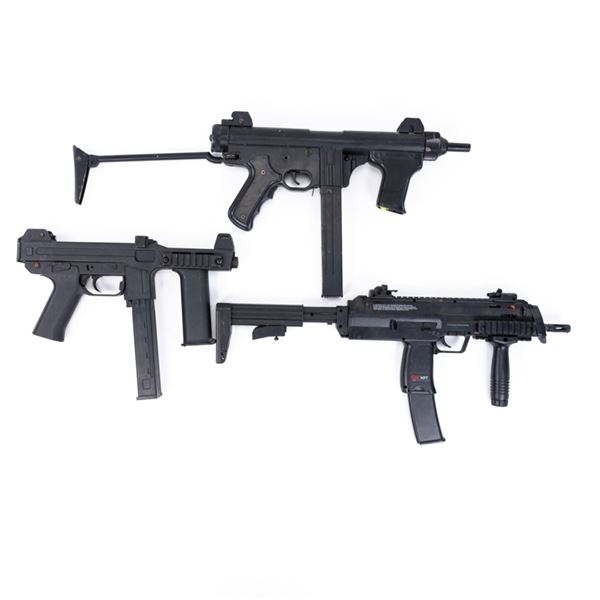 3 Full Size Electric Airsoft SMGs-Movie Props