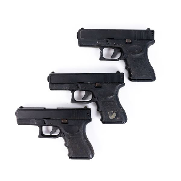 3 Movie Prop Airsoft Glock 26 Pistols
