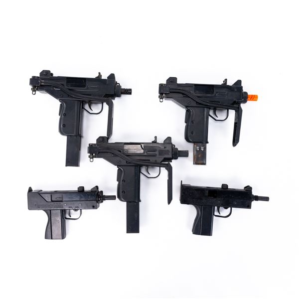 5 UZI and MAC-11 Airsoft Movie Prop Guns