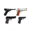 Image 6 : 4 Full Metal Airsoft and BB Pistol Movie Props