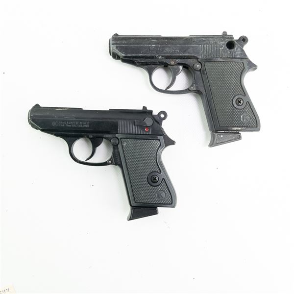 2 Kimar Walther PPK Blank Pistol Movie Props