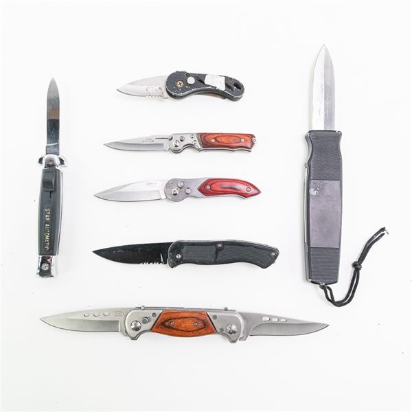 7 Automatic "Switchblade" Knives