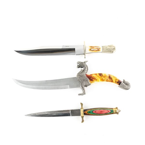 3 Assorted Knives/Daggers
