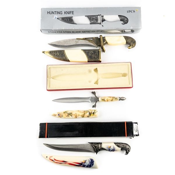 3 Fantasy Display Daggers