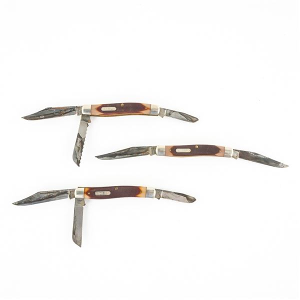3 Schrade USA Pocket Knives
