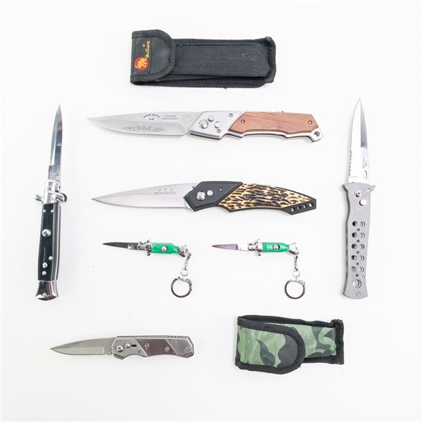 7 Automatic "Switchblade" Knives