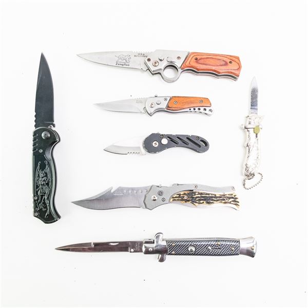7 Automatic "Switchblade" Knives