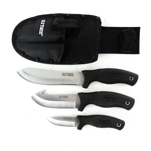 Schrade Old Timer Field Dressing 3 Knife Kit