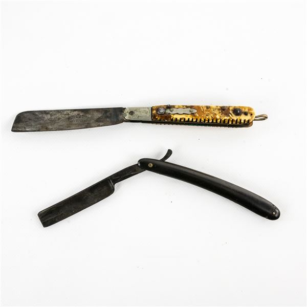 2 Antique Straight Razors