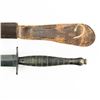 Image 5 : WWII British Fairbairn-Sykes Fighting Knife-Beaded