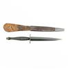 Image 6 : WWII British Fairbairn-Sykes Fighting Knife-Beaded