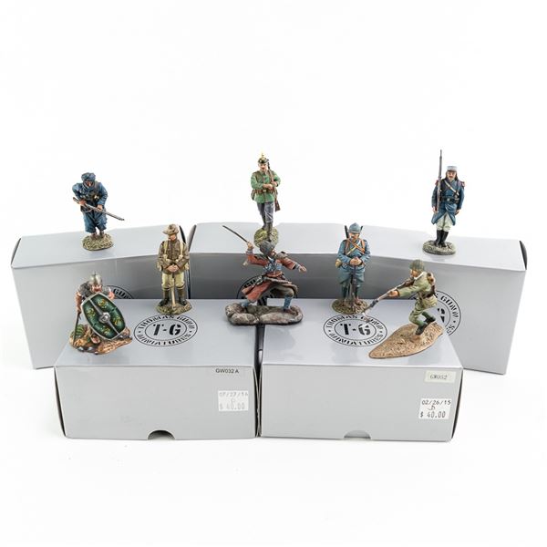 (8) Thomas Gun & Hobby Bunker Toy Soldiers