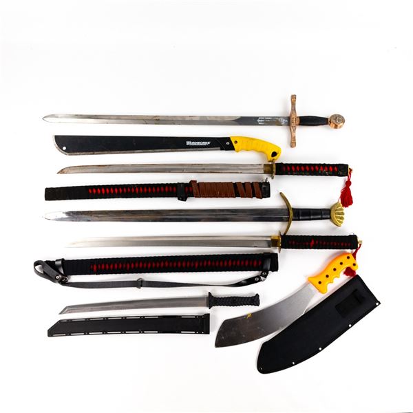 Lot of Swords And Machetes