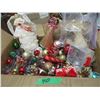 Image 1 : BOX C/W ASSORTED CHRISTMAS DECORATIONS