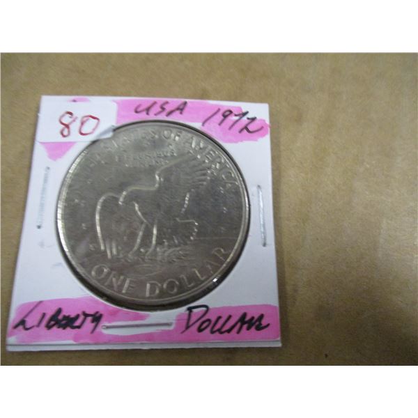 1972 USA EISHENHOWER LIBERTY DOLLAR