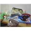Image 1 : BOX C/W KITCHEN UTENSILS, SPRAY BOTTLES, MISC